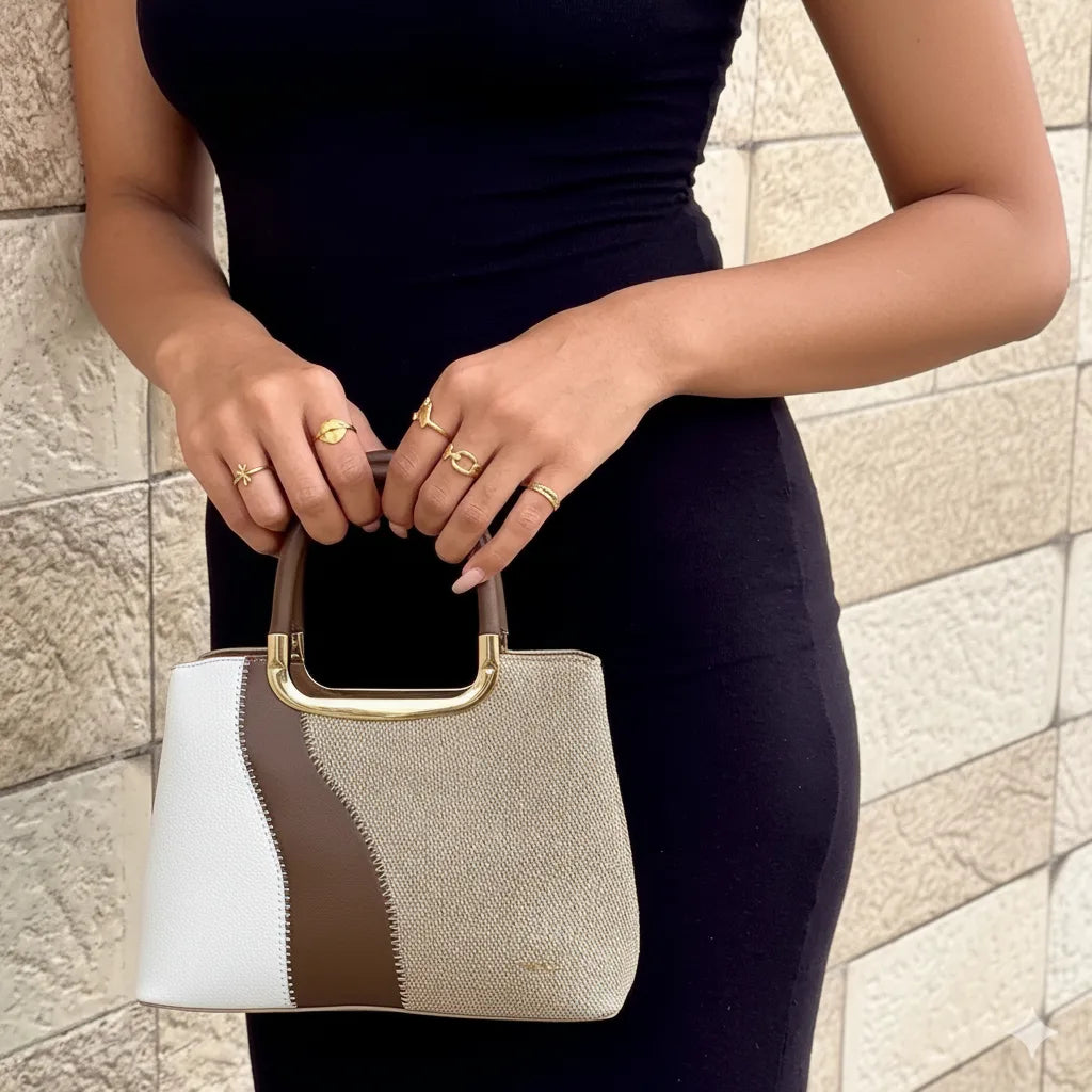 The Mosaic Satchel Bag (Roasted Brown)