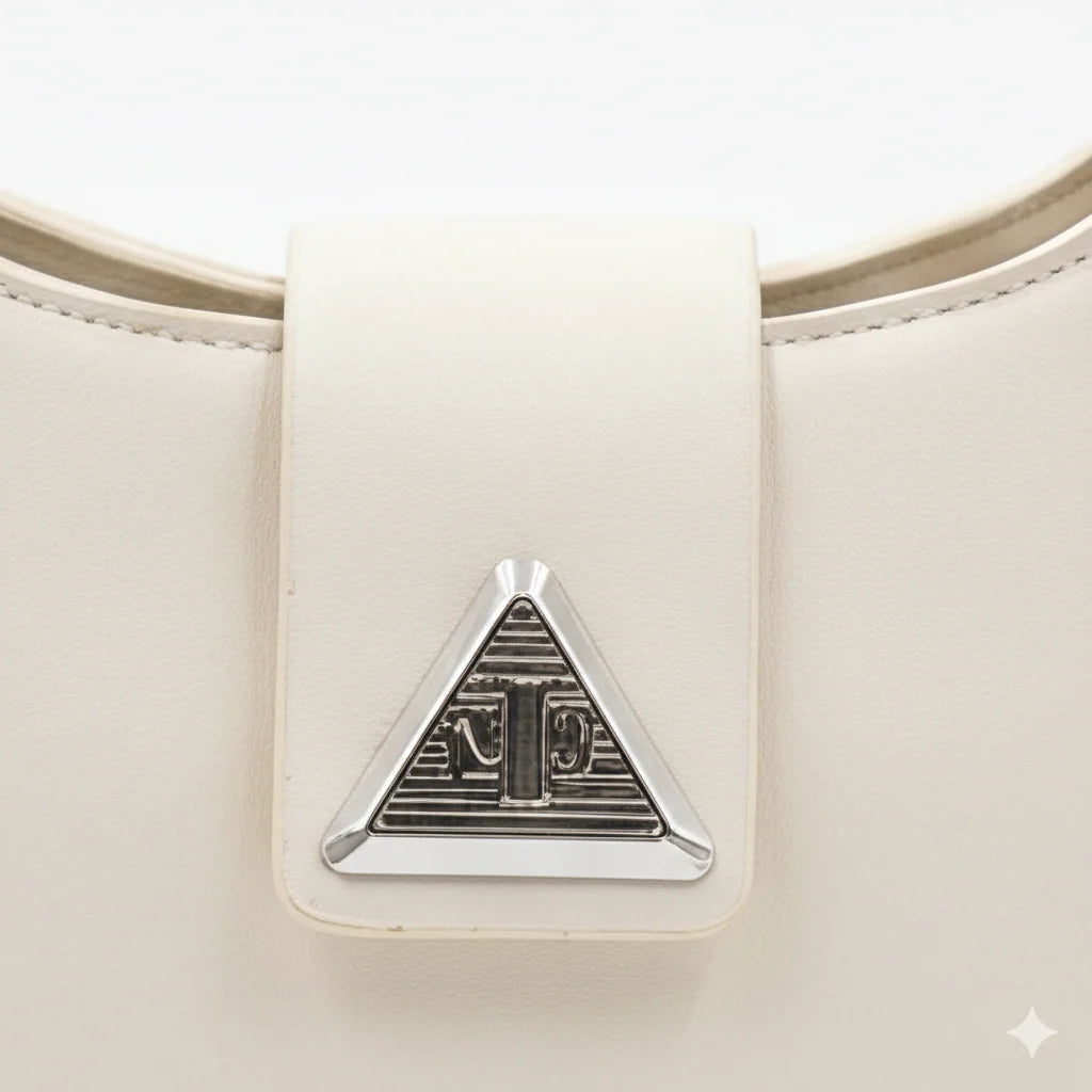 The Crescent Bag (Pearl white)