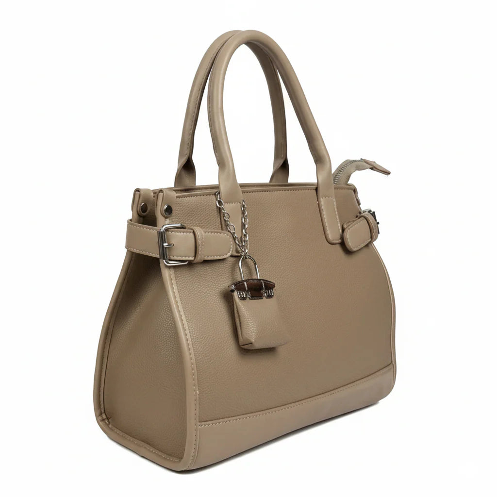 The Structured Satchel (Silk Creme)
