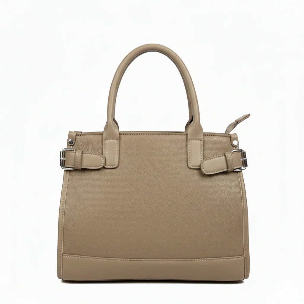 The Structured Satchel (Silk Creme)