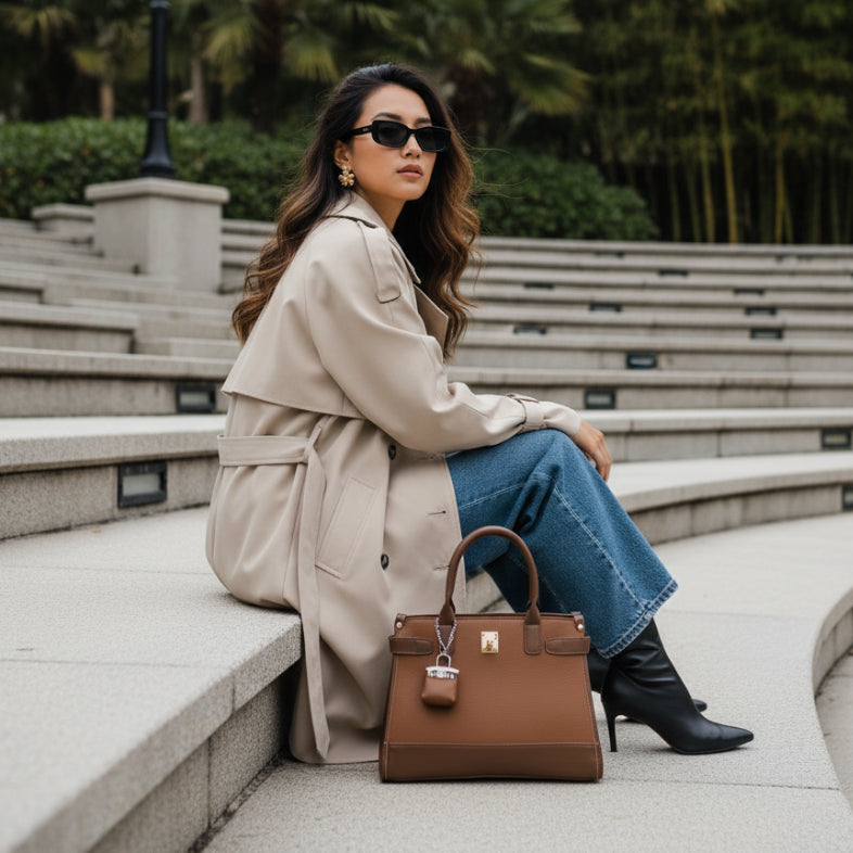The Structured Satchel (Cedar Brown)