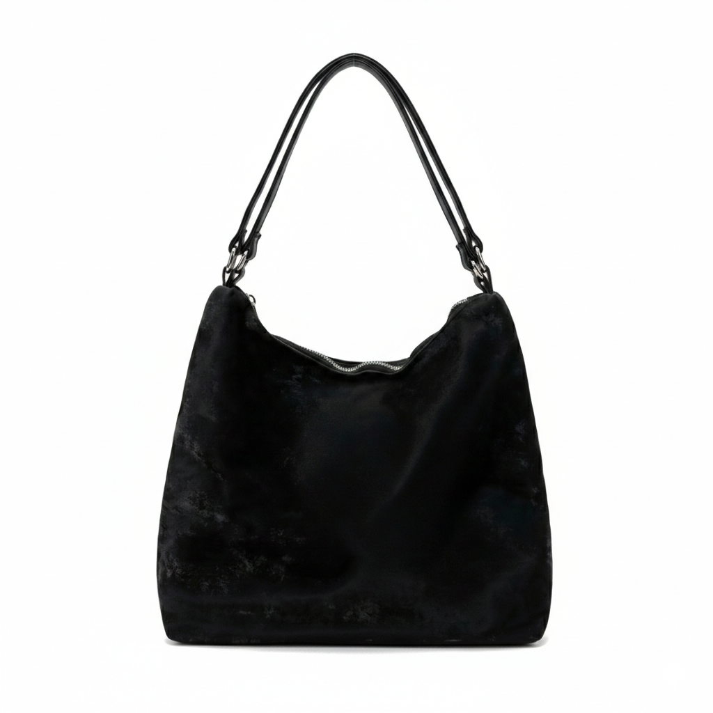 The Ribbon Hobo Bag (Onyx Black) - Image 3
