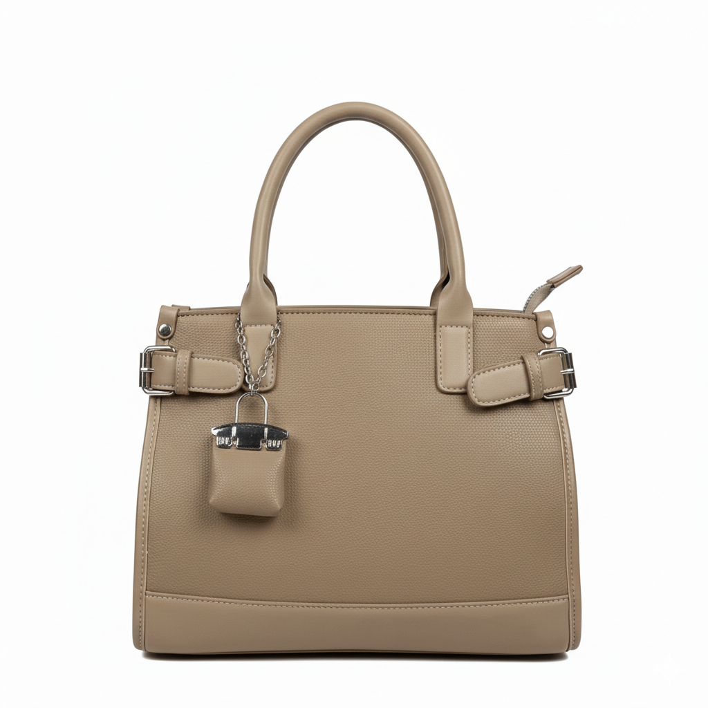 The Structured Satchel (Silk Creme)