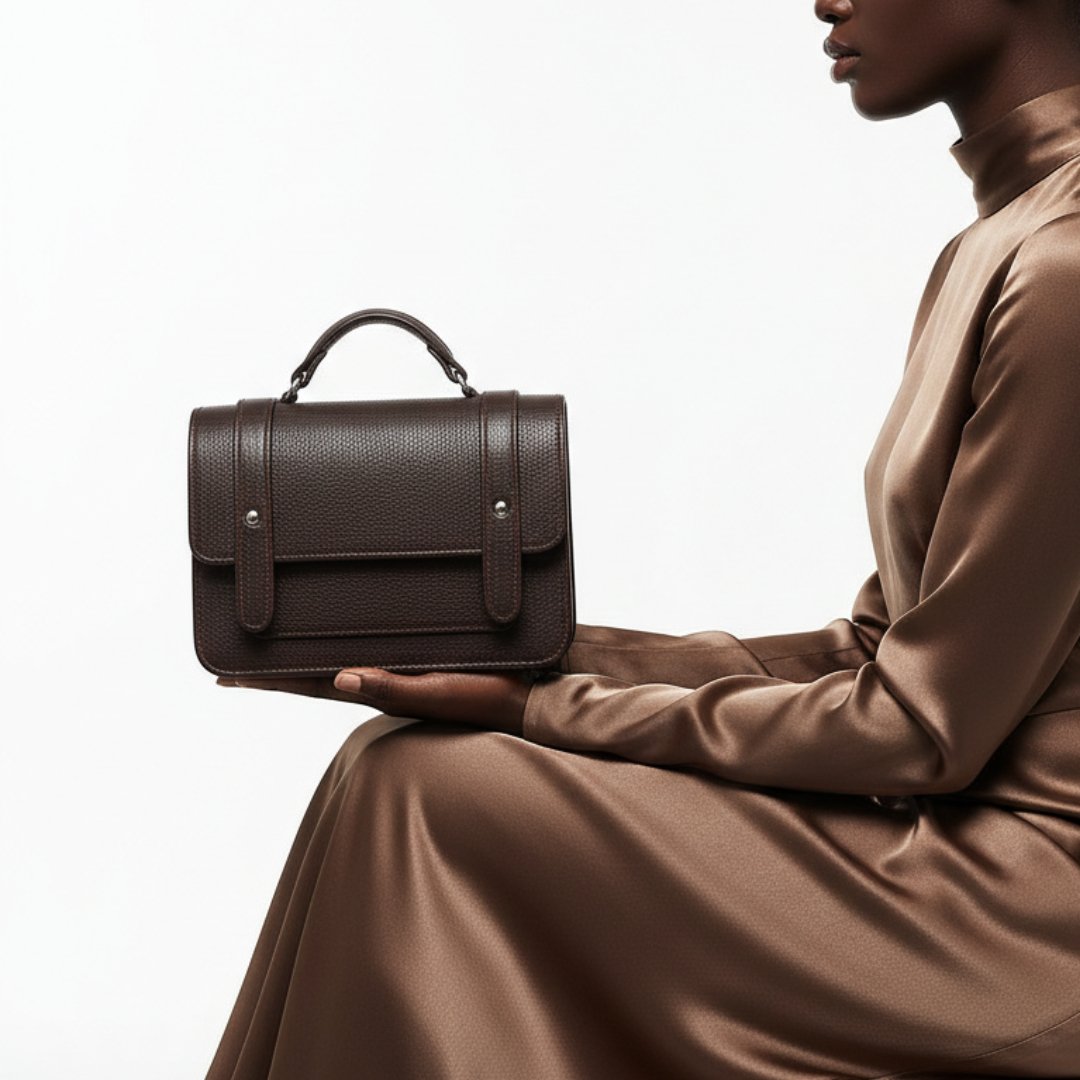 Medium Sorbonne Top-Handle – Dark Cocoa
