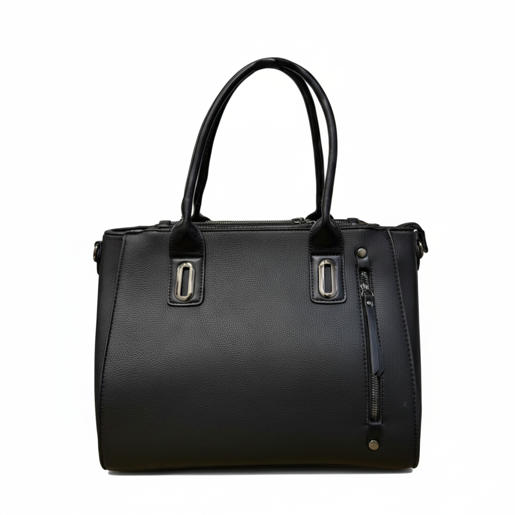 The Industrial Satchel Bag (Onyx Black)